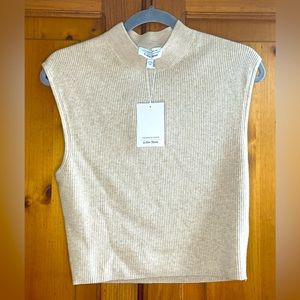 & Other Stories Beige knit vest top